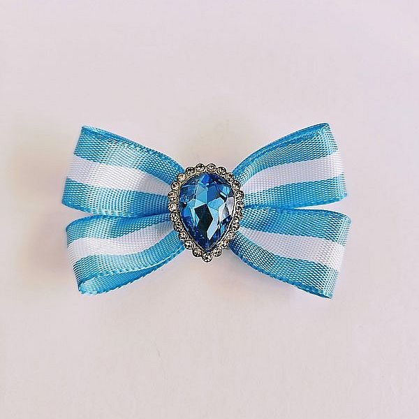 Escarapela Moño Gota Azul